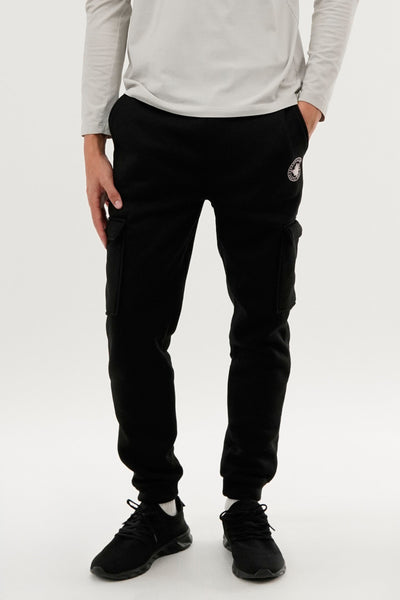 Canada Weather Gear Basic Cargo Joggers - Black - Mens Joggers & Sweatpants - International Clothiers