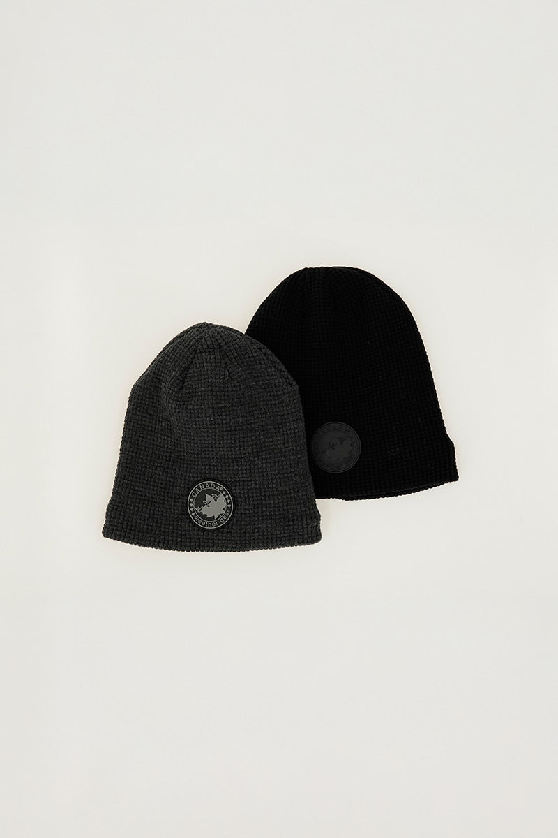Canada Weather Gear Two-Pack Ribbed Hat - Grey - Mens Hats - International Clothiers