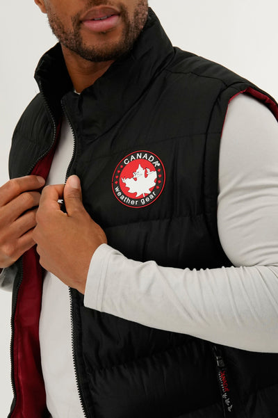 Canada Weather Gear Basic Puffer Vest - Black - Mens Vests - International Clothiers