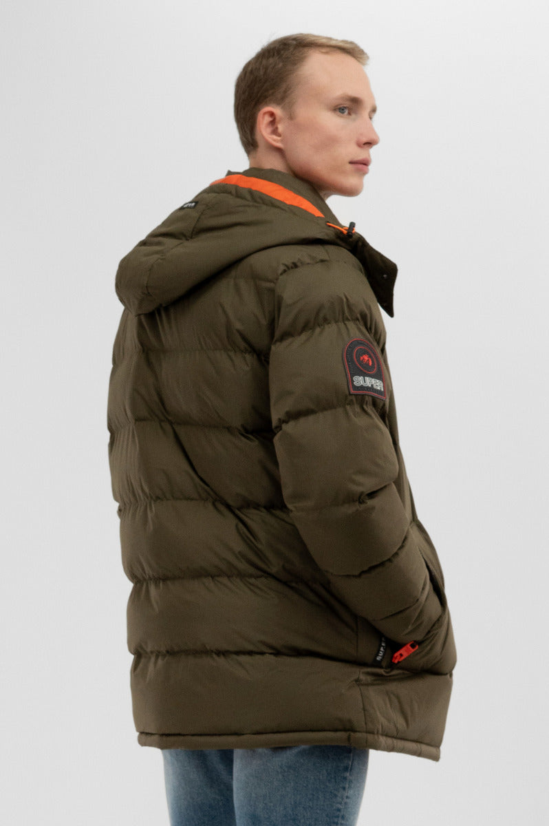 Super Triple Goose Thermal Foil Lining Bomber Jacket - Olive - Mens Bomber Jackets - International Clothiers