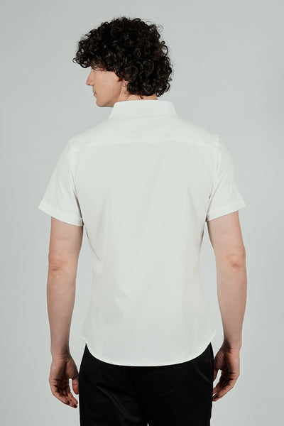 Canada Weather Gear Travel Collection Basic Button Up Casual Shirt - White