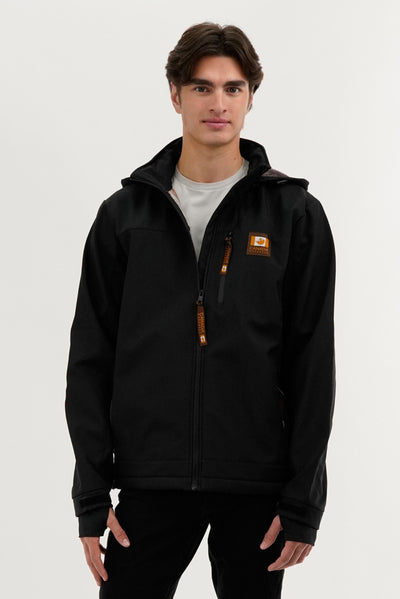 Canada Work Gear Wood Camo Lined Lightweight Jacket - Black - Mens Lightweight Jackets - International Clothiers