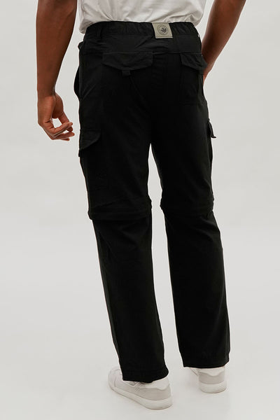 Canada Weather Gear Convertible Utility Cargo Pants - Black - Mens Pants - International Clothiers