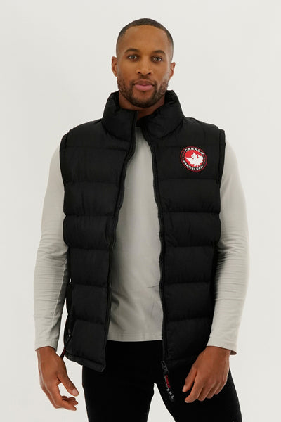 Canada Weather Gear Basic Puffer Vest - Black - Mens Vests - International Clothiers