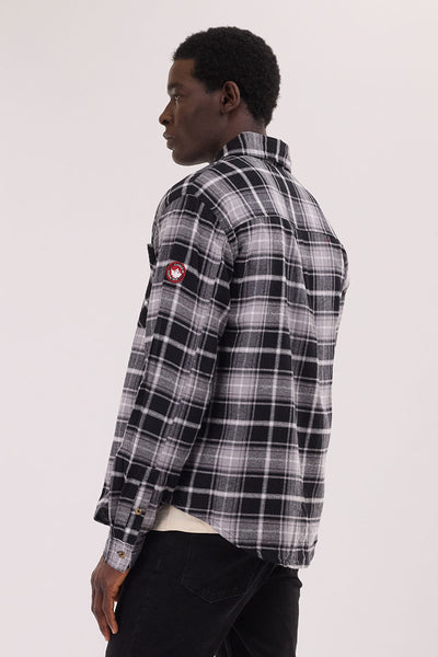 Canada Weather Gear Flannel Button Up Casual Shirt - Grey - Mens Casual Shirts - International Clothiers