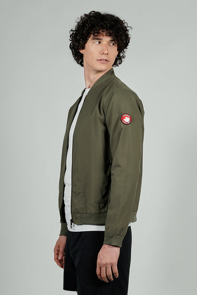 Canada Weather Gear Basic Zip Up Bomber Lightweight Jacket - Olive