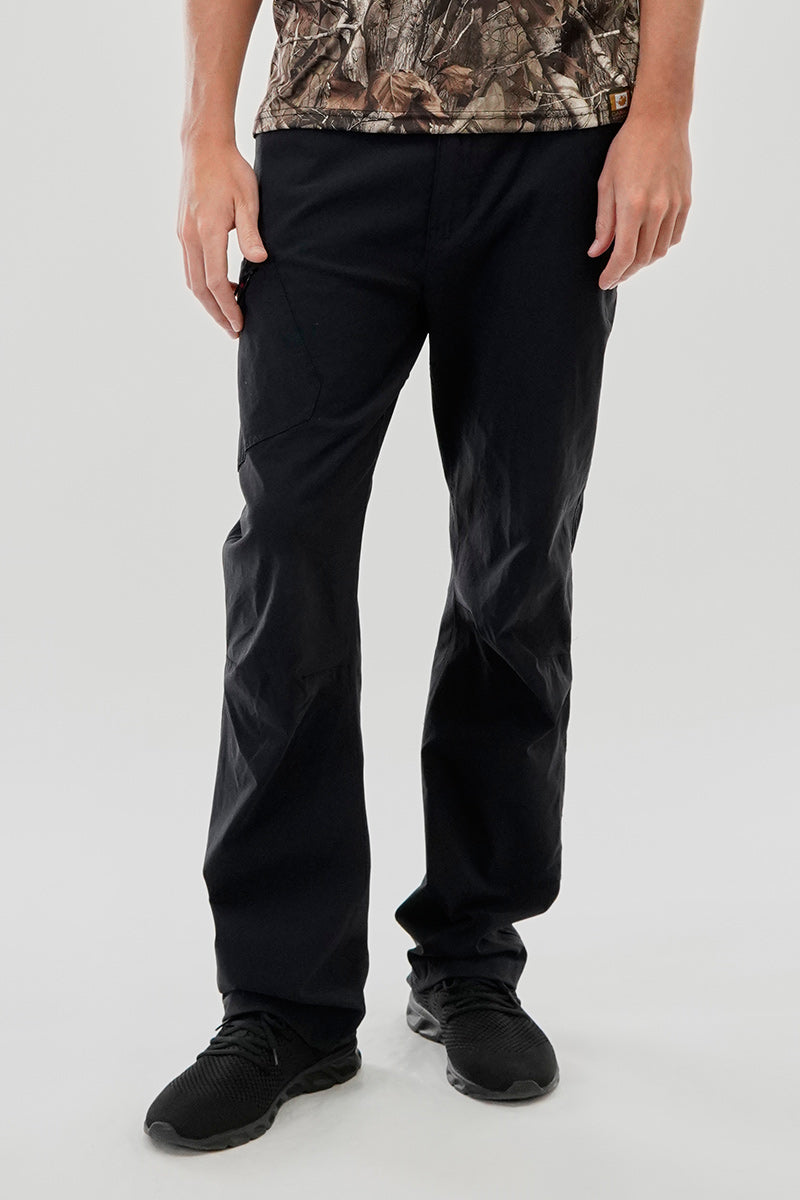 Canada Weather Gear Adventure Bound Solid Cargo Pants - Black - Mens Pants - International Clothiers