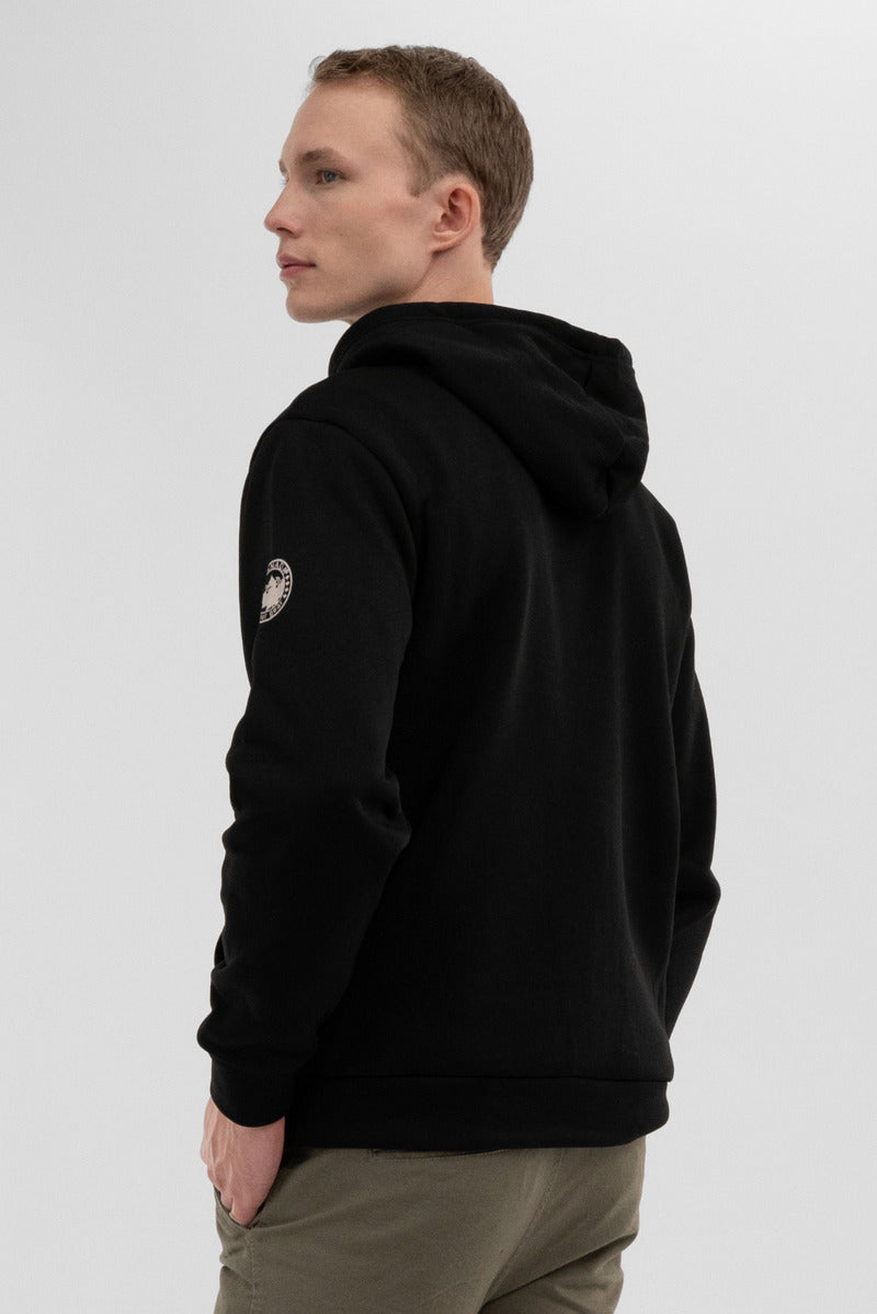 Canada Weather Gear Forest Print Hoodie - Black - Mens Hoodies & Sweatshirts - International Clothiers