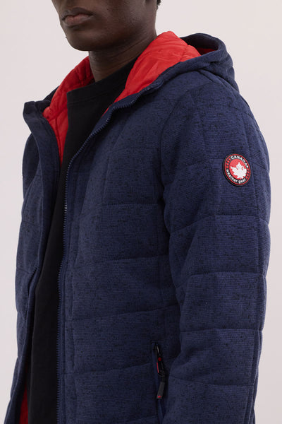 Canada Weather Gear Zip Up Hooded Lightweight Jacket - Navy - Mens Lightweight Jackets - International Clothiers