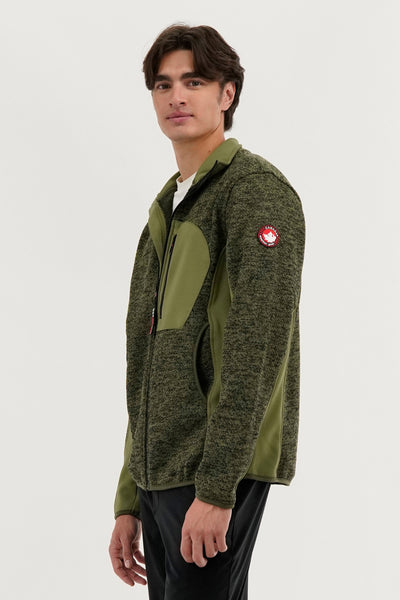 Canada Weather Gear Fleece Lightweight Jacket - Olive - Mens Lightweight Jackets - International Clothiers