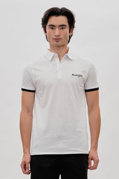 Canada Weather Gear Vintage Short Sleeve Polo Shirt - White - Mens Polo Shirts - International Clothiers