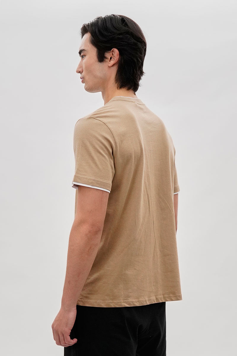 Canada Weather Gear Classic Tee - Camel - Mens Tees & Tank Tops - International Clothiers