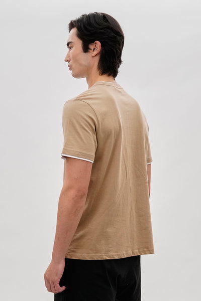 Canada Weather Gear Classic Tee - Camel - Mens Tees & Tank Tops - International Clothiers