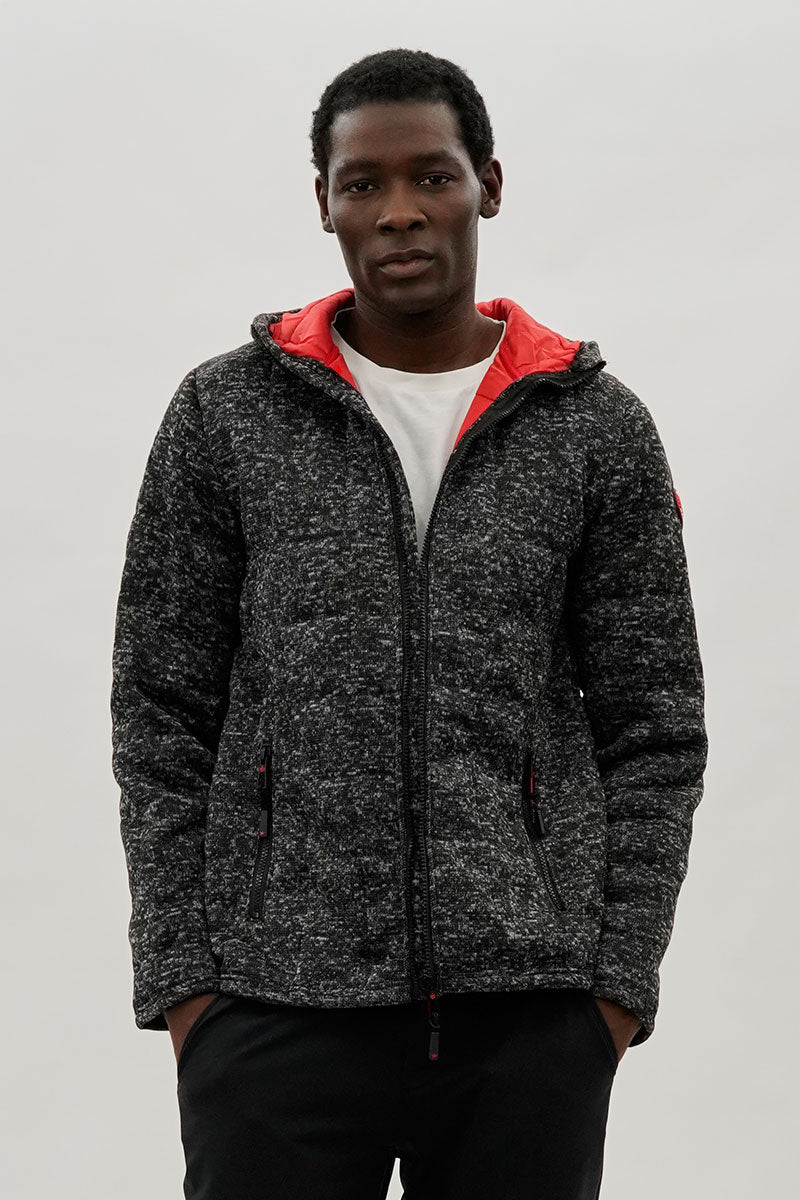 Canada Weather Gear Zip Up Hooded Lightweight Jacket - Black - Mens Lightweight Jackets - International Clothiers