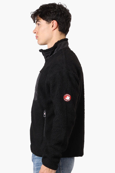 Canada Weather Gear Sherpa Zip Up Lightweight Jacket - Black - Mens Lightweight Jackets - International Clothiers