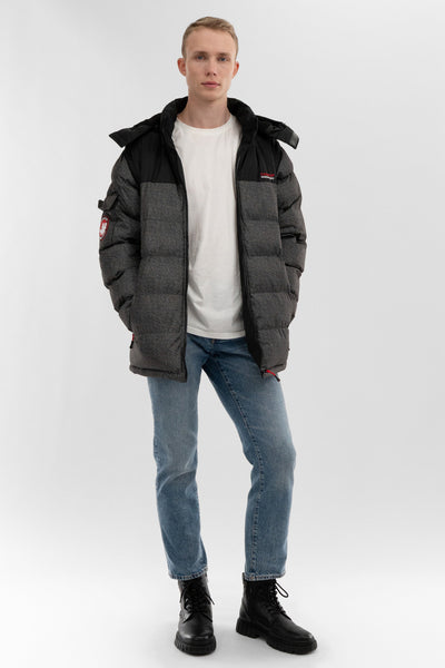 Canada Weather Gear Removable Sleeve Bomber Jacket - Black - Mens Bomber Jackets - International Clothiers