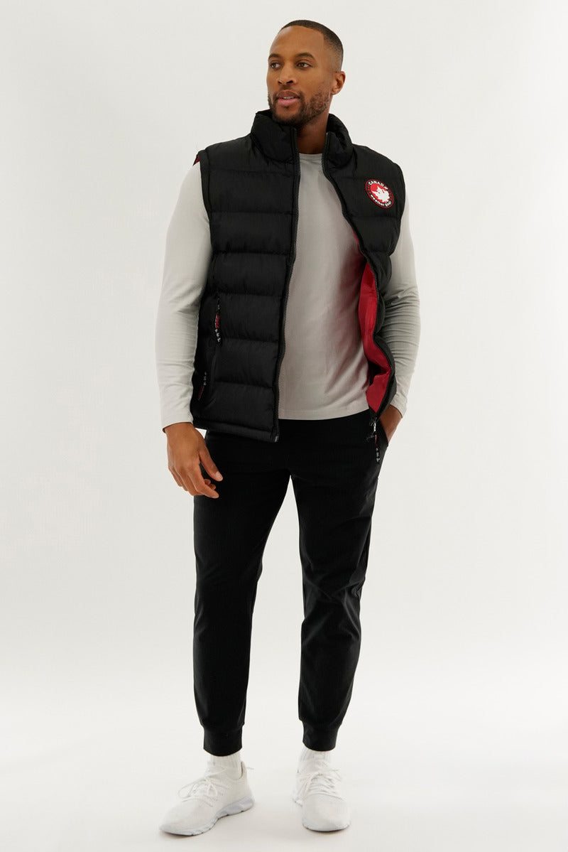 Canada Weather Gear Basic Puffer Vest - Black - Mens Vests - International Clothiers
