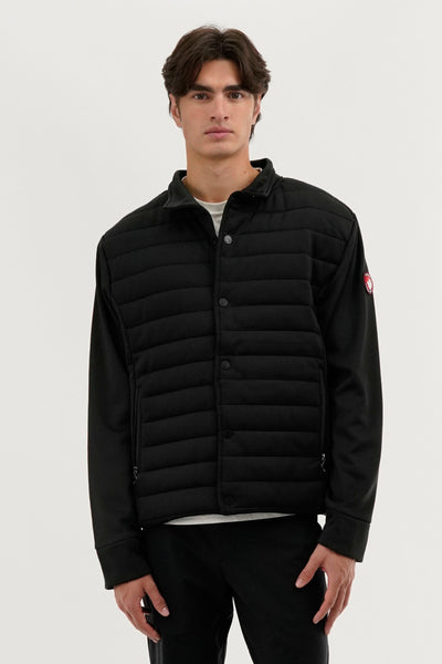 Canada Weather Gear Quilted Snap Button Lightweight Jacket - Black - Mens Lightweight Jackets - International Clothiers