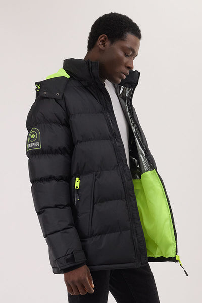 Super Triple Goose Thermal-Foil Lining Bomber Jacket - Green - Mens Bomber Jackets - International Clothiers