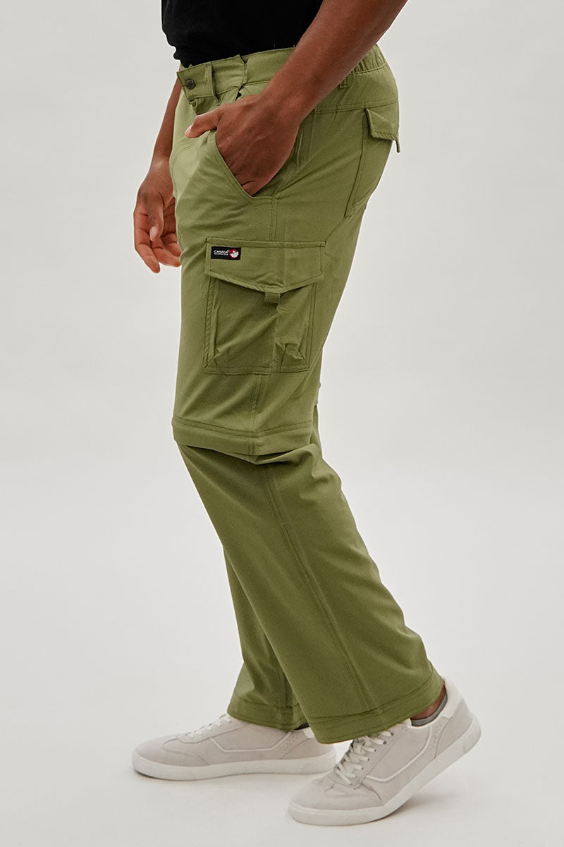 Canada Weather Gear Convertible Utility Cargo Pants - Olive - Mens Pants - International Clothiers