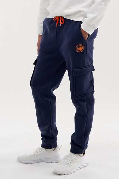 Canada Weather Gear Basic Cargo Joggers - Navy - Mens Joggers & Sweatpants - International Clothiers