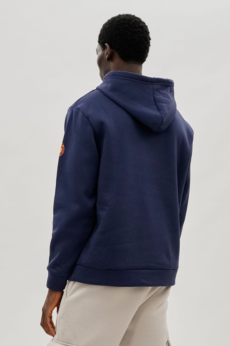 Canada Weather Gear Mountain Print Hoodie - Navy - Mens Hoodies & Sweatshirts - International Clothiers