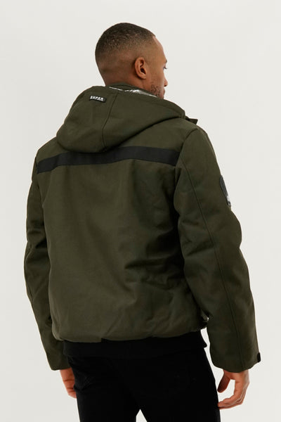 Super Triple Goose Thermal-Foil Lining Bomber Jacket - Olive - Mens Bomber Jackets - International Clothiers
