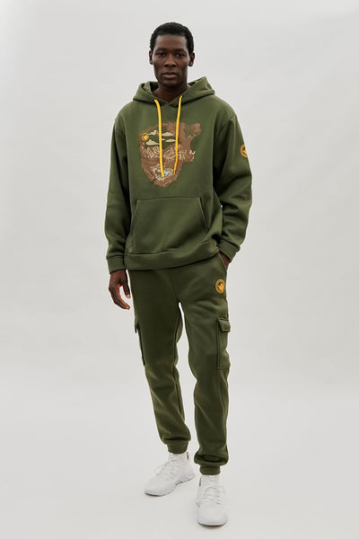 Canada Weather Gear Basic Cargo Joggers - Olive - Mens Joggers & Sweatpants - International Clothiers