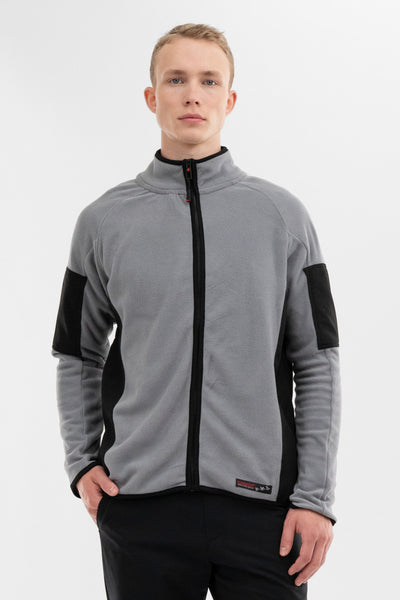 Canada Weather Gear Zip Up Utility Pocket Lightweight Jacket - Grey - Mens Lightweight Jackets - International Clothiers