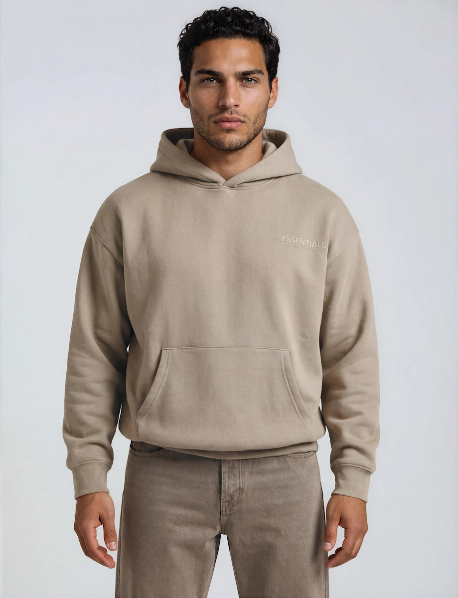Classic Logo Hoodie - Taupe