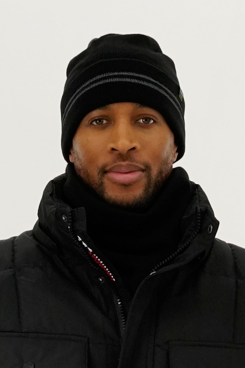 Canada Work Gear Two Piece Set Gaiter and Hat - Black - Mens Hats - International Clothiers