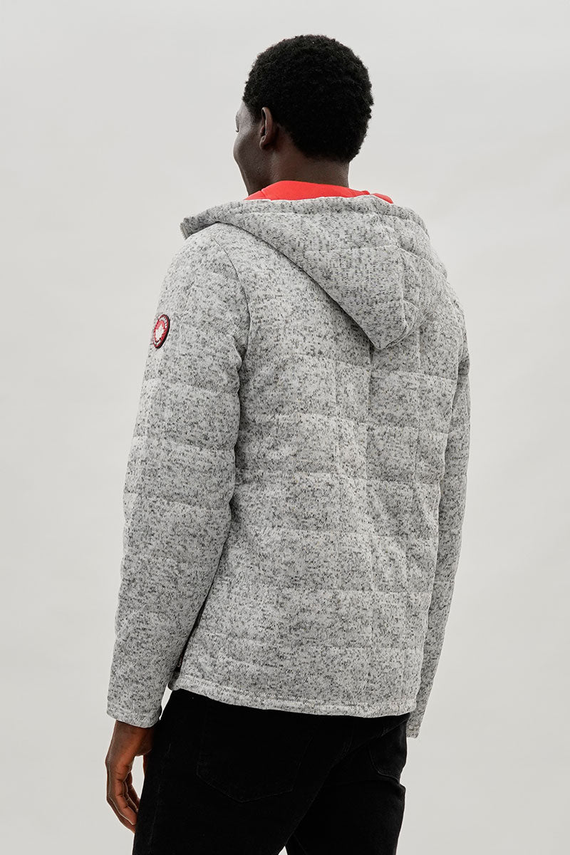 Canada Weather Gear Zip Up Hooded Lightweight Jacket - Grey - Mens Lightweight Jackets - International Clothiers