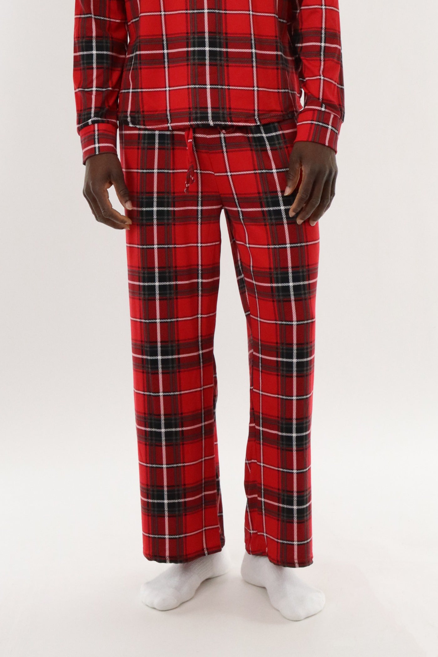 Canada Weather Gear Long Printed Pajama Pants - Red - Mens Pajamas - International Clothiers