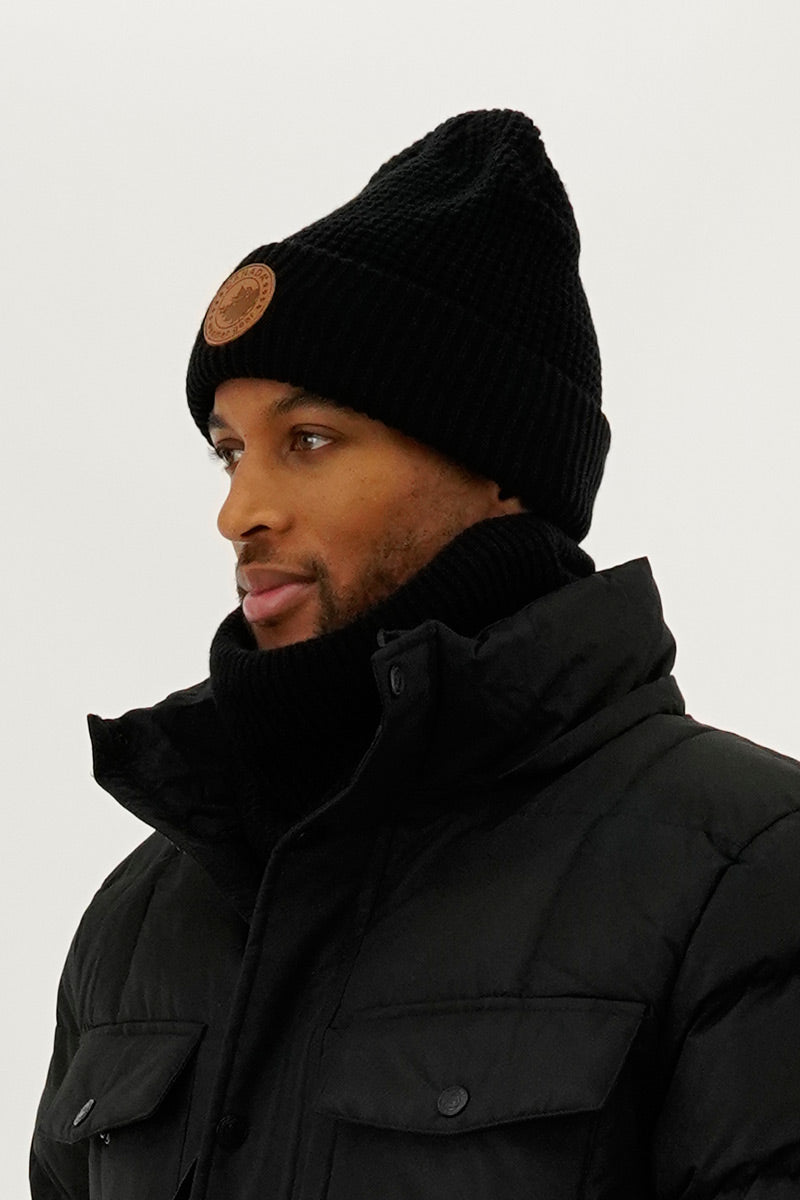 Canada Weather Gear Two Piece Set Gaiter and Hat - Black - Mens Hats - International Clothiers