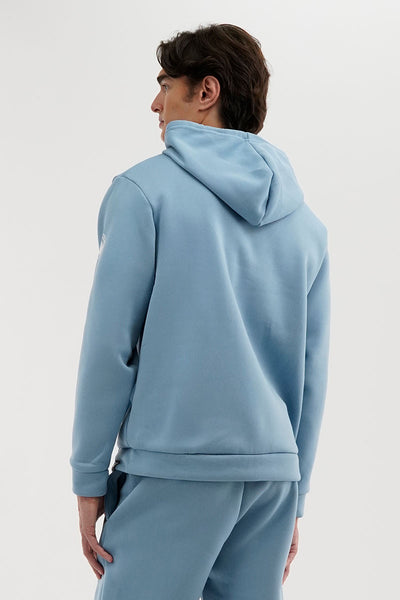 Canada Weather Gear Banff Print Hoodie - Blue - Mens Hoodies & Sweatshirts - International Clothiers
