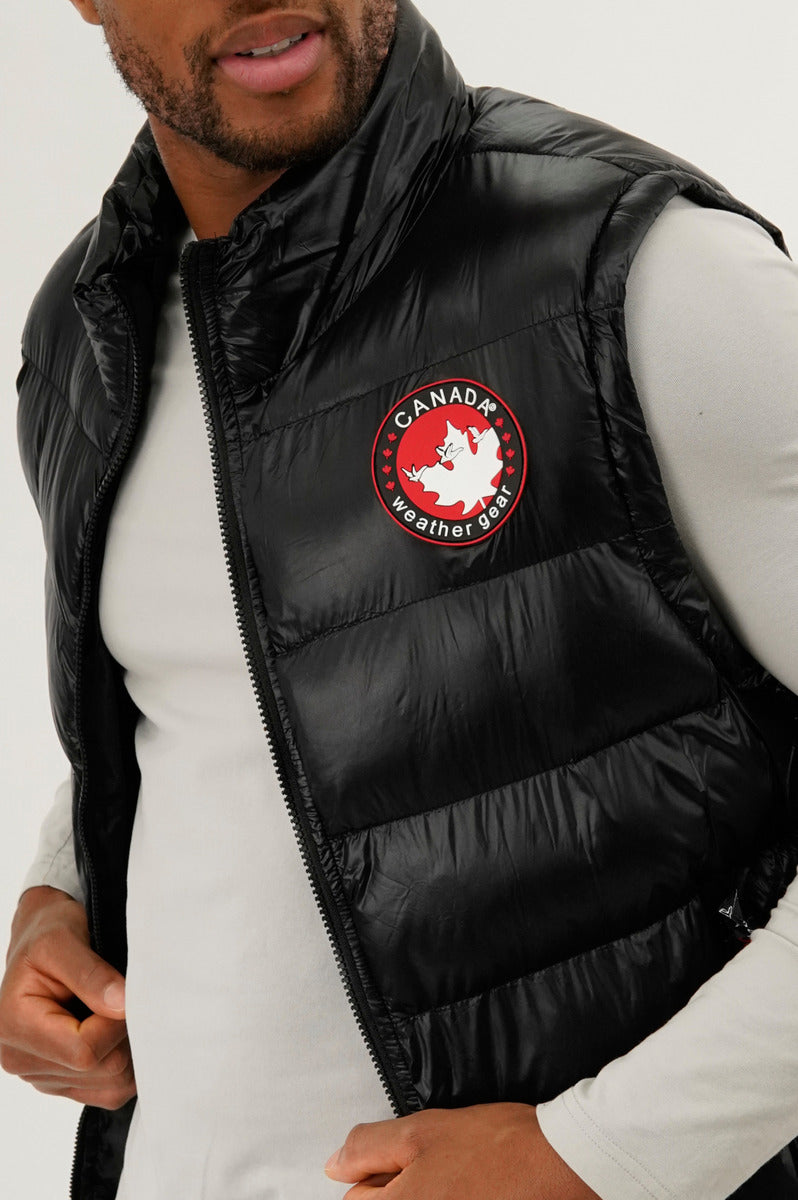 Canada Weather Gear Basic Puffer Vest - Black - Mens Vests - International Clothiers