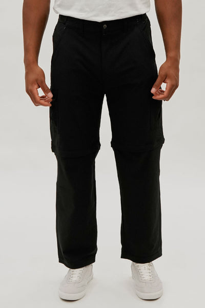 Canada Weather Gear Convertible Utility Cargo Pants - Black - Mens Pants - International Clothiers