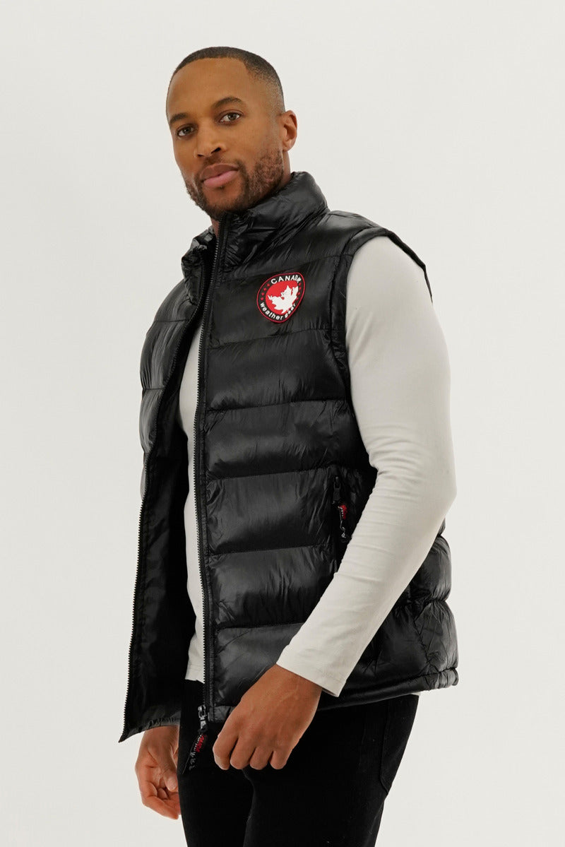 Canada Weather Gear Basic Puffer Vest - Black - Mens Vests - International Clothiers