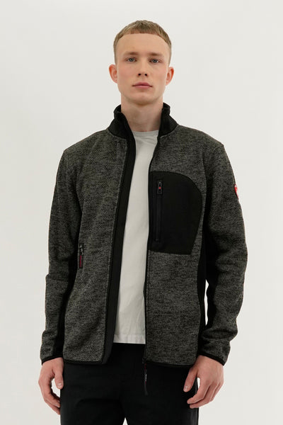 Canada Weather Gear Fleece Lightweight Jacket - Black - Mens Lightweight Jackets - International Clothiers