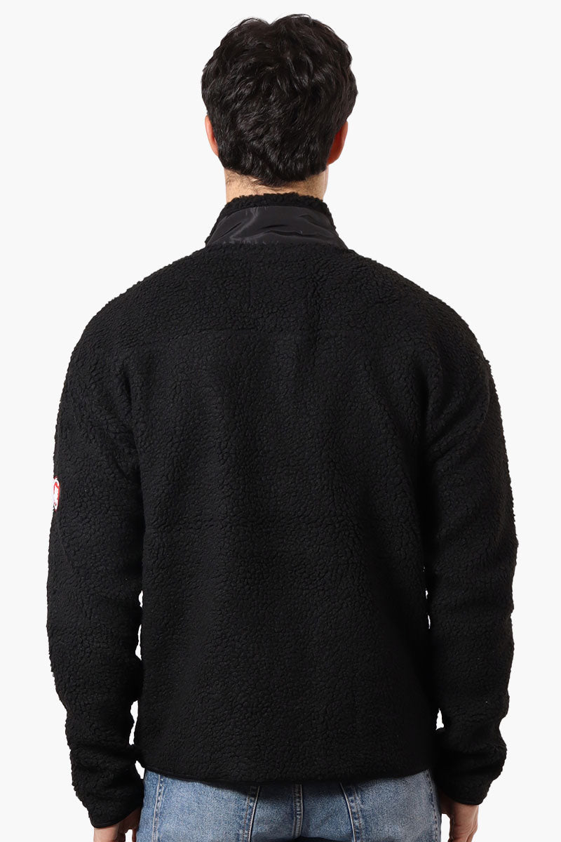 Canada Weather Gear Sherpa Zip Up Lightweight Jacket - Black - Mens Lightweight Jackets - International Clothiers