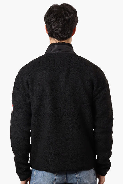 Canada Weather Gear Sherpa Zip Up Lightweight Jacket - Black - Mens Lightweight Jackets - International Clothiers