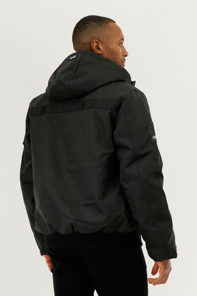 Super Triple Goose Thermal-Foil Lining Bomber Jacket - Black - Mens Bomber Jackets - International Clothiers