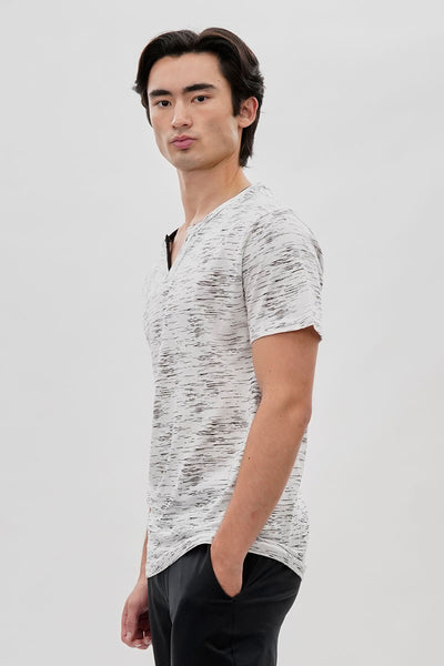 Canada Weather Gear Vintage Short Sleeve Henley Tee - White - Mens Tees & Tank Tops - International Clothiers