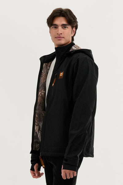 Canada Work Gear Wood Camo Lined Lightweight Jacket - Black - Mens Lightweight Jackets - International Clothiers