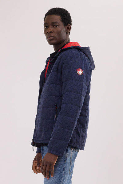 Canada Weather Gear Zip Up Hooded Lightweight Jacket - Navy - Mens Lightweight Jackets - International Clothiers