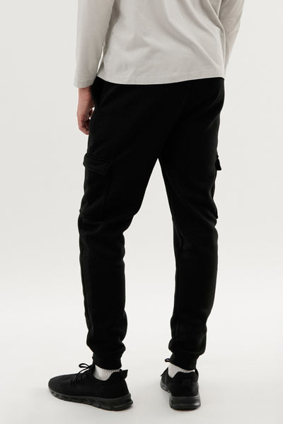 Canada Weather Gear Basic Cargo Joggers - Black - Mens Joggers & Sweatpants - International Clothiers