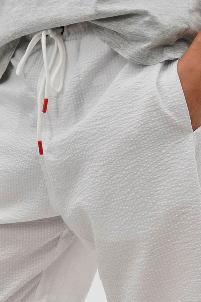 Canada Weather Gear Vintage Textured Tie Waist Shorts - White - Mens Shorts & Capris - International Clothiers