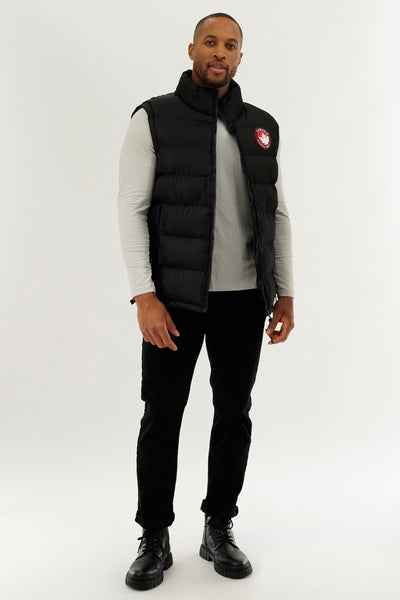 Canada Weather Gear Basic Puffer Vest - Black - Mens Vests - International Clothiers