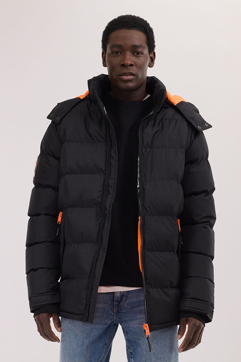 Super Triple Goose Thermal-Foil Lining Bomber Jacket - Orange - Mens Bomber Jackets - International Clothiers