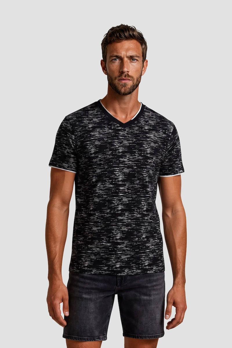 Short Sleeve V Neck Tee